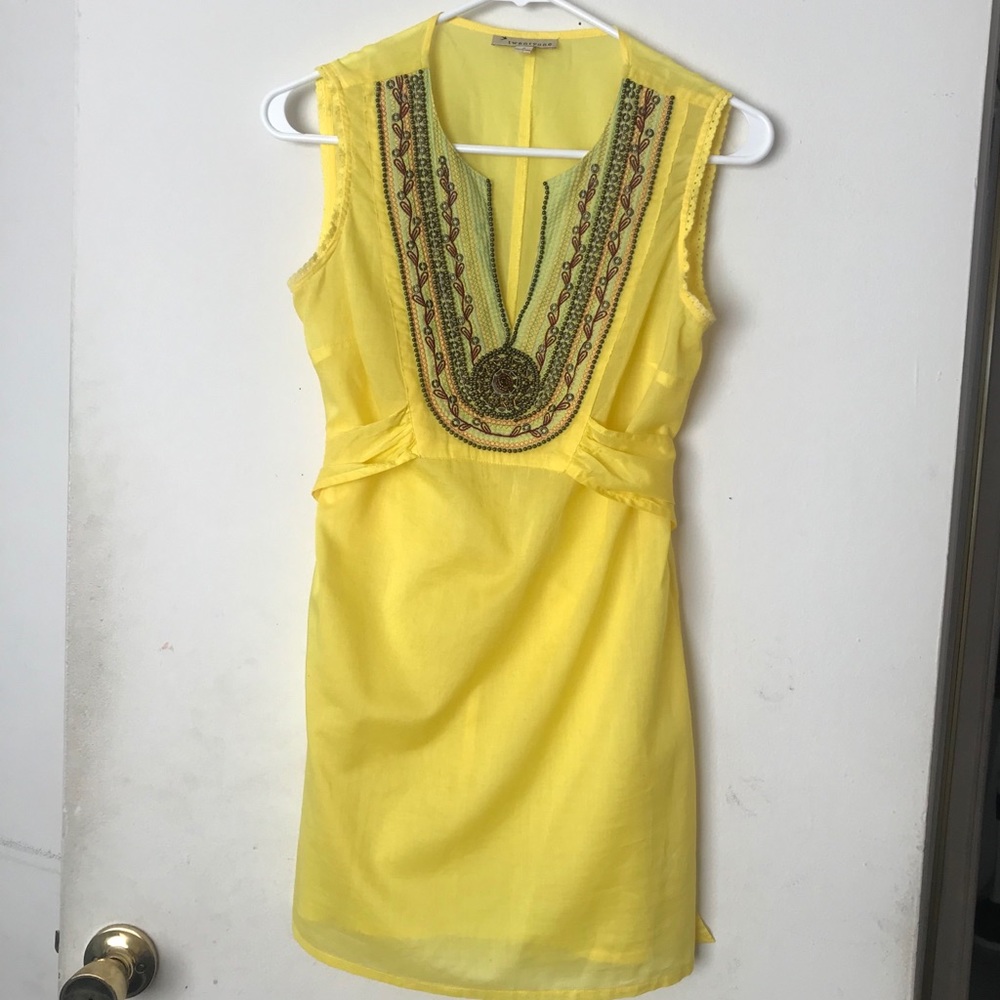 Yellow twentyone blouse